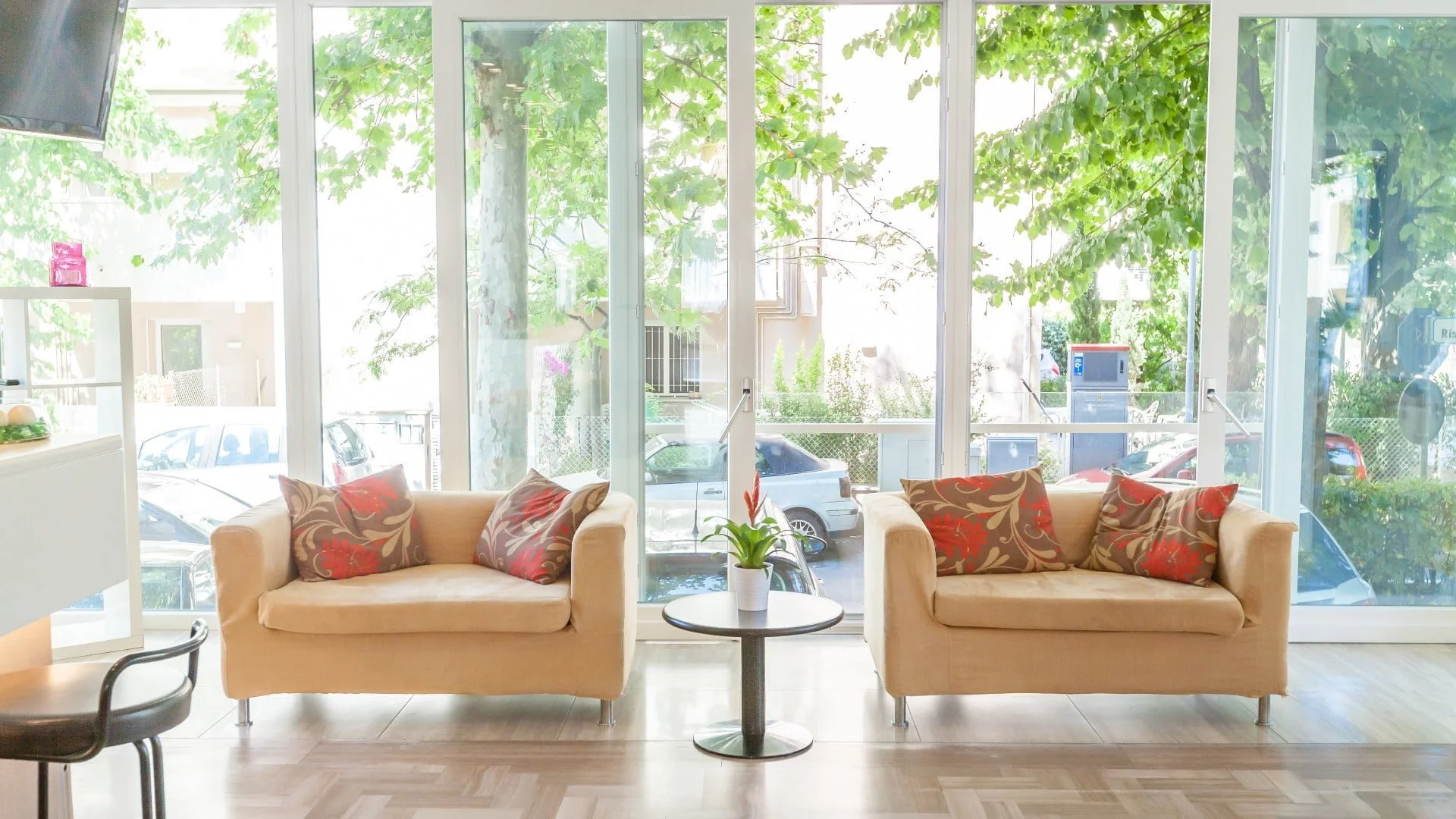 Common room with sofas