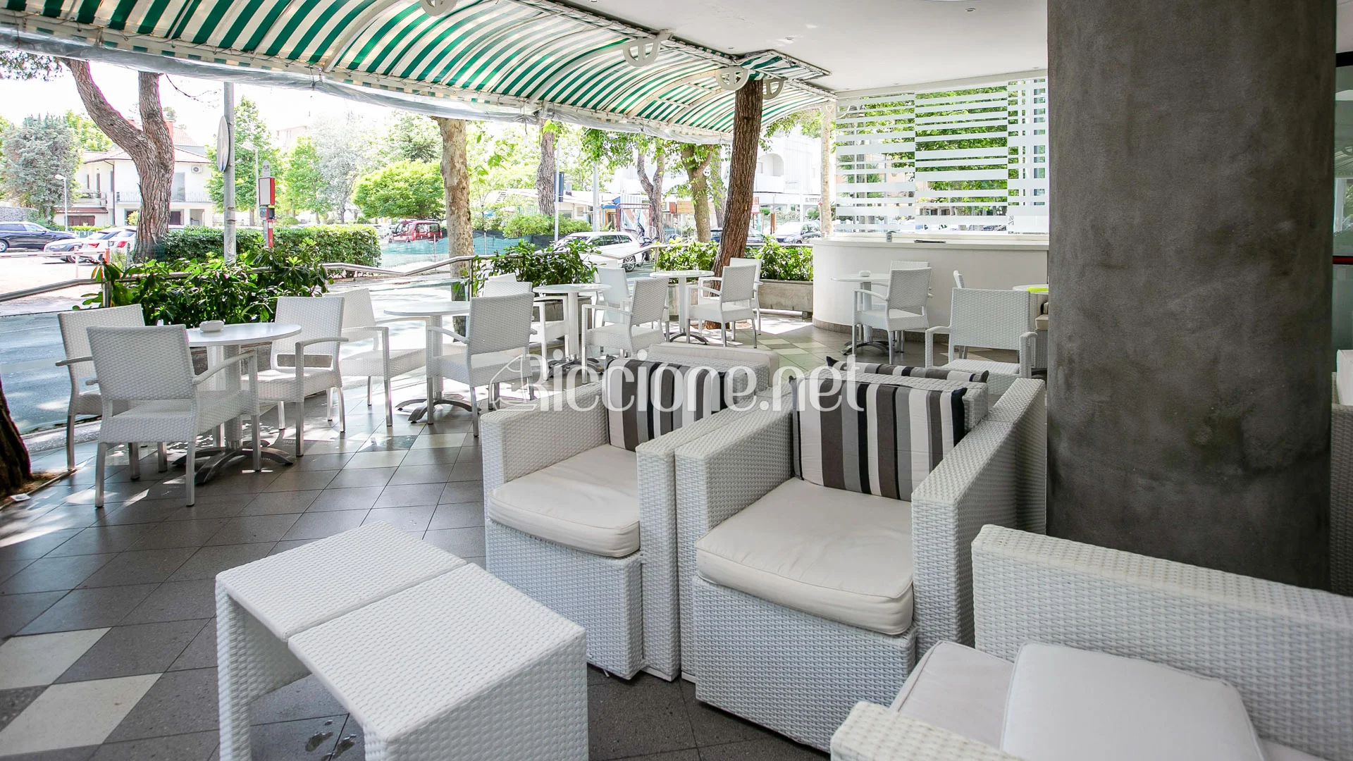 Patio arredato