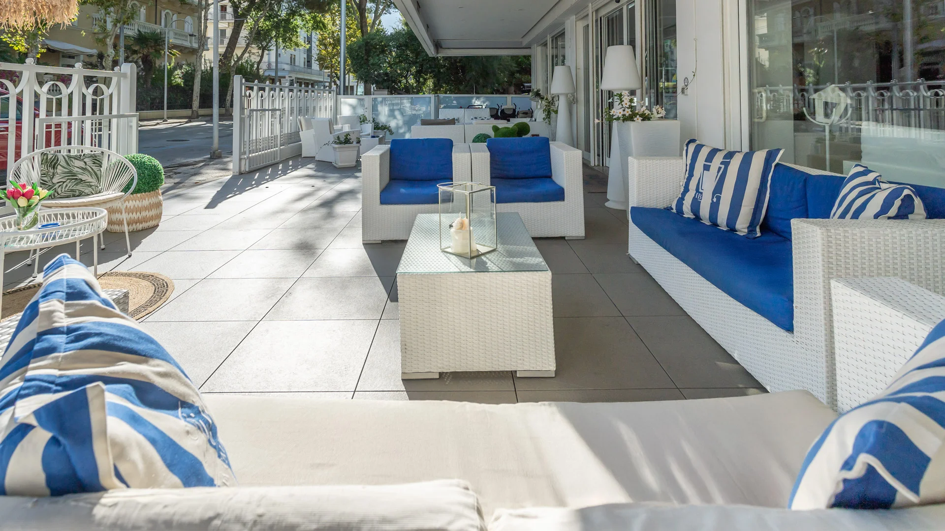 Furnished outdoor spaces
