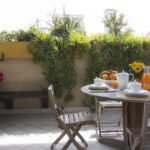 Balcone privato arredato